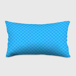 Подушка-антистресс Лазурный голубой цветочный паттерн, цвет: 3D-принт