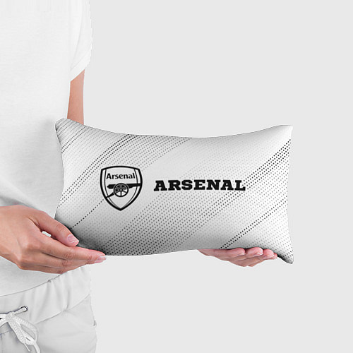Подушка-антистресс Arsenal sport на светлом фоне по-горизонтали / 3D-принт – фото 3