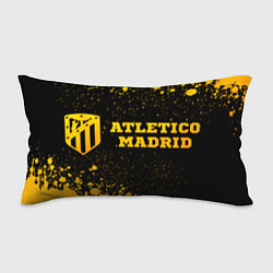 Подушка-антистресс Atletico Madrid - gold gradient по-горизонтали, цвет: 3D-принт
