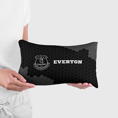 Подушка-антистресс Everton sport на темном фоне по-горизонтали / 3D-принт – фото 3