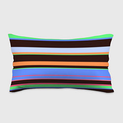 Подушка-антистресс Разноцветный полосатый, цвет: 3D-принт