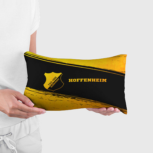 Подушка-антистресс Hoffenheim - gold gradient по-горизонтали / 3D-принт – фото 3