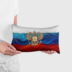 Подушка-антистресс Россия герб и флаг, цвет: 3D-принт — фото 2
