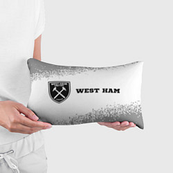 Подушка-антистресс West Ham sport на светлом фоне по-горизонтали, цвет: 3D-принт — фото 2