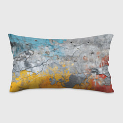 Подушка-антистресс Бетонная стена с краской, цвет: 3D-принт