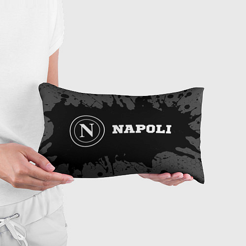 Подушка-антистресс Napoli sport на темном фоне по-горизонтали / 3D-принт – фото 3