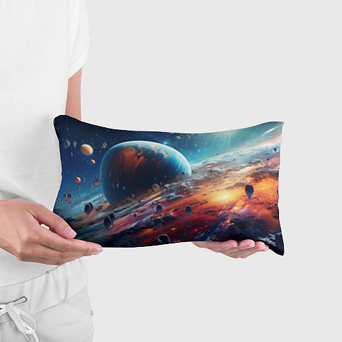 Подушка-антистресс Космос фантастическая планета / 3D-принт – фото 3