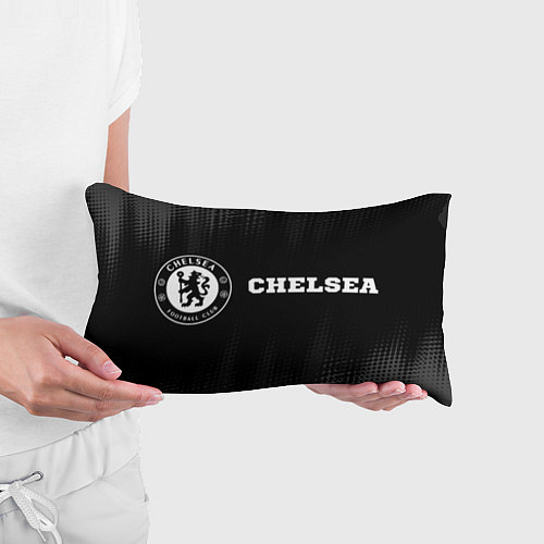 Подушка-антистресс Chelsea sport на темном фоне по-горизонтали / 3D-принт – фото 3