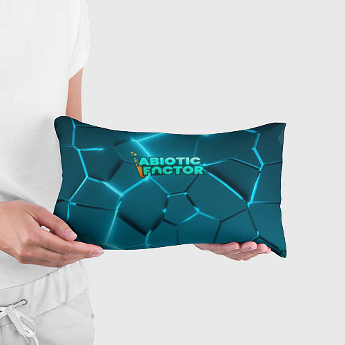 Подушка-антистресс Abiotic Factor logo neon / 3D-принт – фото 3