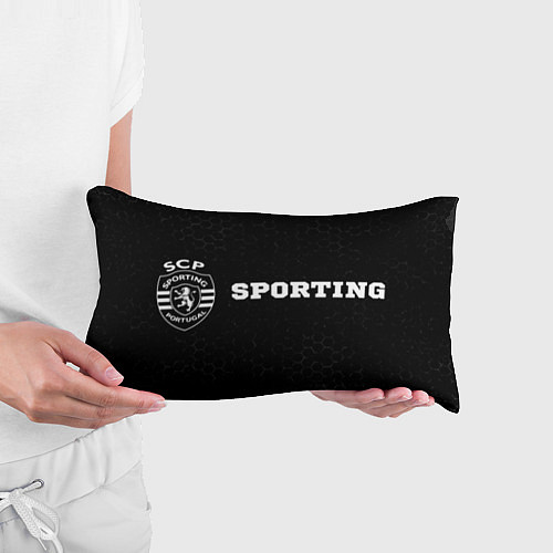 Подушка-антистресс Sporting sport на темном фоне по-горизонтали / 3D-принт – фото 3