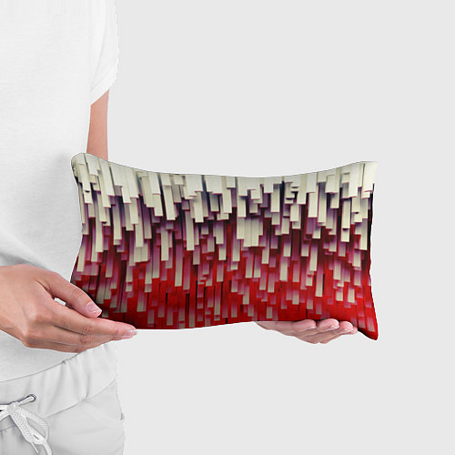 Подушка-антистресс Блоки-сталактиты с красной подсветкой / 3D-принт – фото 3