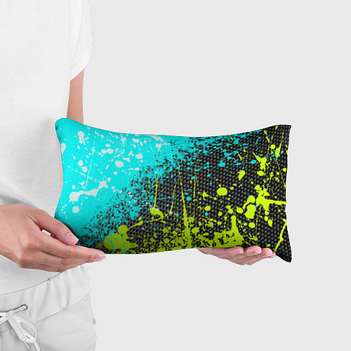 Подушка-антистресс Брызги красок с геометрией / 3D-принт – фото 3
