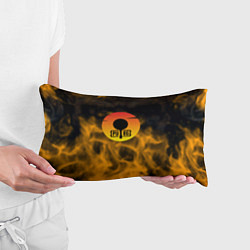Подушка-антистресс PUBG огненный стиль, цвет: 3D-принт — фото 2