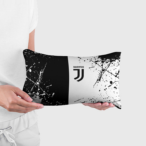 Подушка-антистресс Juventus краски текстура спорт / 3D-принт – фото 3