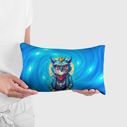 Подушка-антистресс Сова в одежде на стиле, цвет: 3D-принт — фото 2