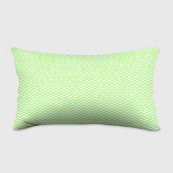 Подушка-антистресс Светло-зелёный ломаные полосы, цвет: 3D-принт