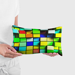 Подушка-антистресс Оптические кубы, цвет: 3D-принт — фото 2