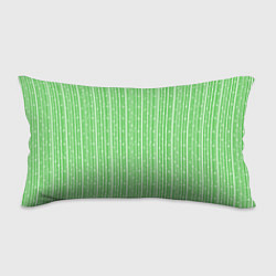 Подушка-антистресс Светлый зелёный полосы-узоры, цвет: 3D-принт