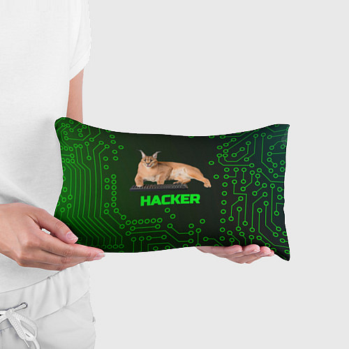 Подушка-антистресс Кот Шлепа хакер / 3D-принт – фото 3