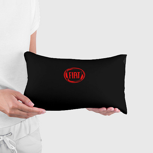 Подушка-антистресс FIAT logo red / 3D-принт – фото 3