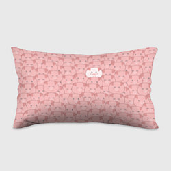 Подушка-антистресс Свинки паттерн, цвет: 3D-принт