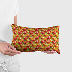 Подушка-антистресс Вкусные яблоки паттерн, цвет: 3D-принт — фото 2