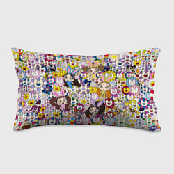 Подушка-антистресс Right now NewJeans and Takashi Murakami, цвет: 3D-принт
