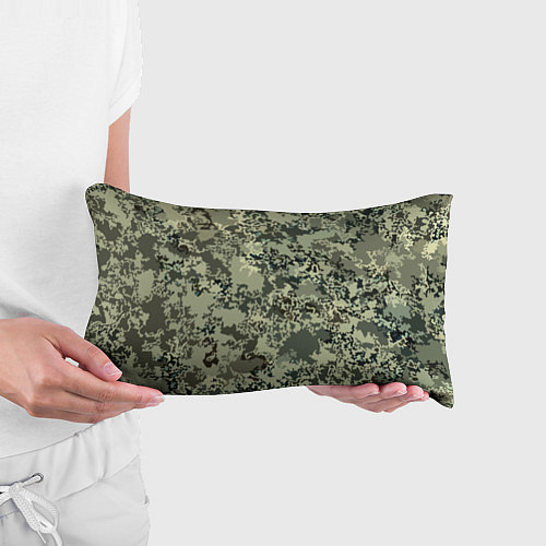 Подушка-антистресс Оливковый хаки паттерн / 3D-принт – фото 3