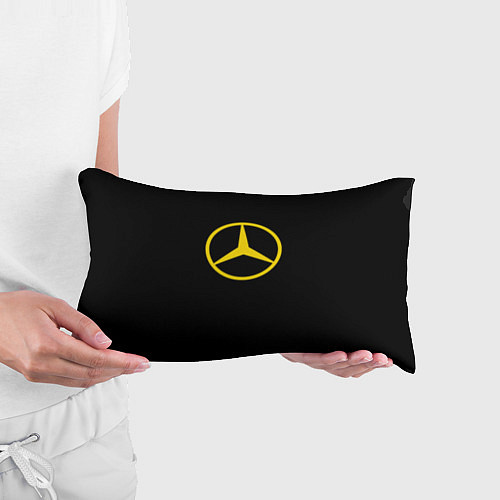 Подушка-антистресс Mercedes logo yello / 3D-принт – фото 3