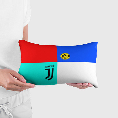Подушка-антистресс Juventus x Borussia / 3D-принт – фото 3