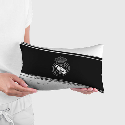Подушка-антистресс Реал мадрид белое лого / 3D-принт – фото 3