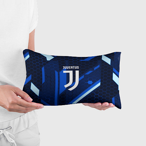 Подушка-антистресс Juventus sport geometry steel / 3D-принт – фото 3