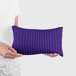 Подушка-антистресс Паттерн фиолетовые ромбы, цвет: 3D-принт — фото 2