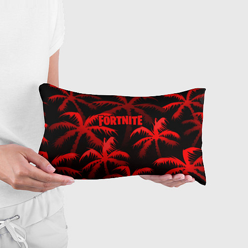 Подушка-антистресс Fortnite tropic red / 3D-принт – фото 3