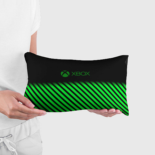 Подушка-антистресс Xbox line green / 3D-принт – фото 3