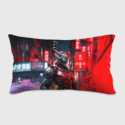 Подушка-антистресс Бронированный красный киборг, цвет: 3D-принт