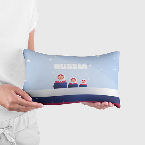 Подушка-антистресс Флаг России и матрешки / 3D-принт – фото 3