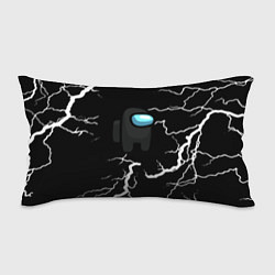 Подушка-антистресс Among us storm black, цвет: 3D-принт