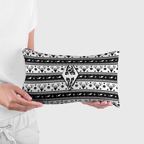 Подушка-антистресс The Elder Scrolls winter deer pattern / 3D-принт – фото 3
