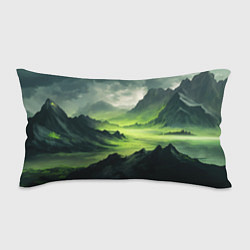 Подушка-антистресс Ядовитая горная местность - токсичная кислотная до, цвет: 3D-принт