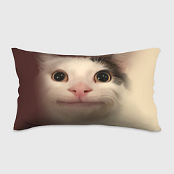 Подушка-антистресс Вежливый кот мем - big picture, цвет: 3D-принт