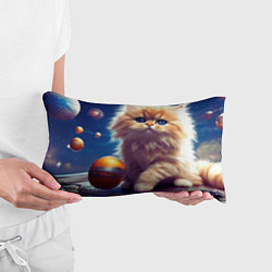 Подушка-антистресс Котик космос, цвет: 3D-принт — фото 2