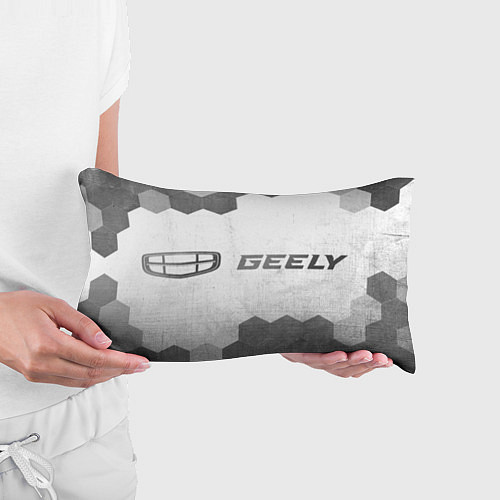 Подушка-антистресс Geely - white gradient по-горизонтали / 3D-принт – фото 3