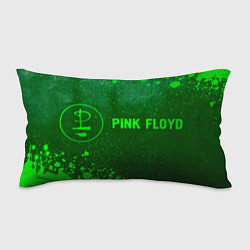 Подушка-антистресс Pink Floyd - green gradient по-горизонтали, цвет: 3D-принт