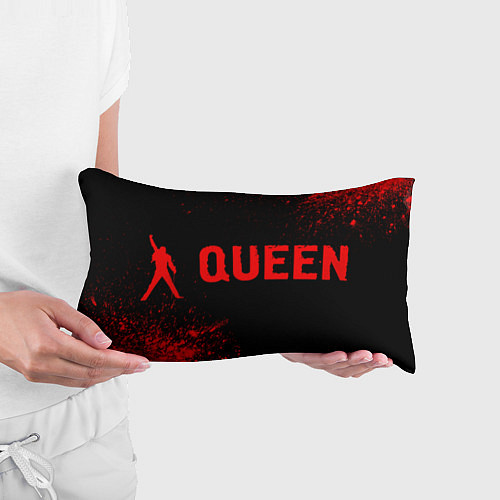 Подушка-антистресс Queen - red gradient по-горизонтали / 3D-принт – фото 3