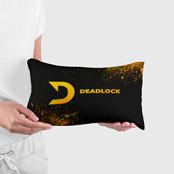 Подушка-антистресс Deadlock - gold gradient по-горизонтали, цвет: 3D-принт — фото 2