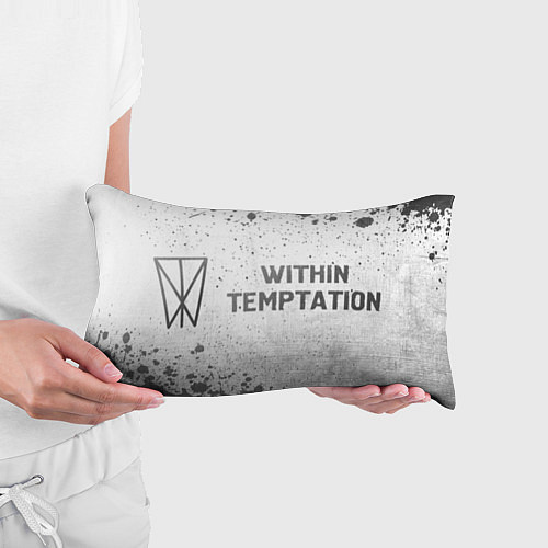 Подушка-антистресс Within Temptation - white gradient по-горизонтали / 3D-принт – фото 3