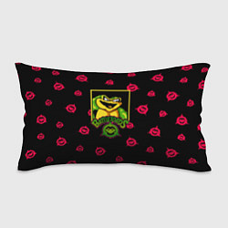 Подушка-антистресс Боевые жабы паттерн, цвет: 3D-принт