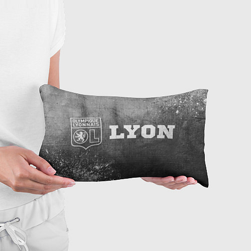 Подушка-антистресс Lyon - grey gradient по-горизонтали / 3D-принт – фото 3
