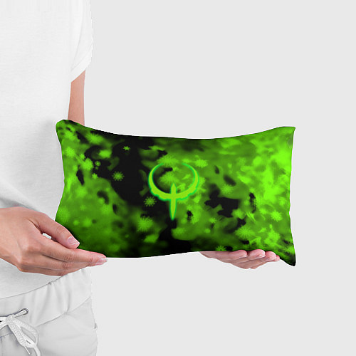 Подушка-антистресс Квейк кислотная зима / 3D-принт – фото 3